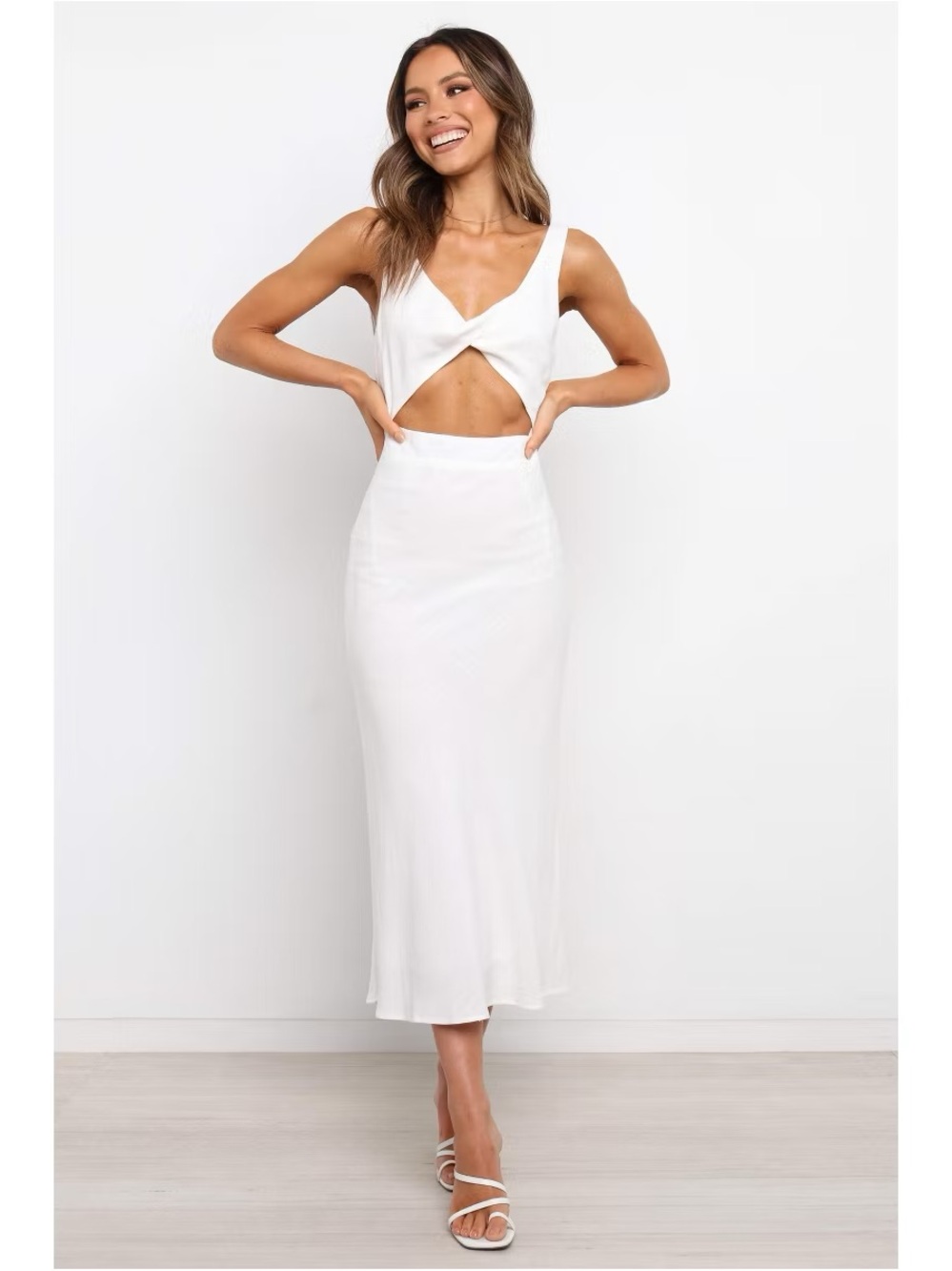 Petal and Pup Women's Apollo Dress - White Size 8